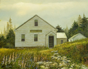 Painting--Oil-LandscapeLupines at the School