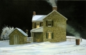 Painting--Oil-LandscapeWarming Barrel