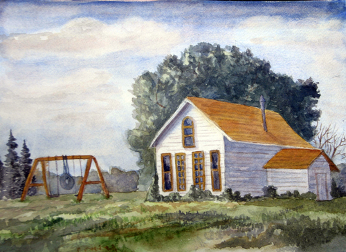 Painting-Landscape-Summer House