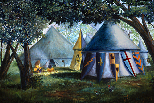 Painting-Landscape-Encampment