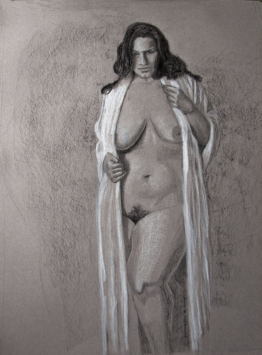 Drawing-Figurative-London Standing Nude