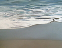 Jessica Fairley - Seascape Painting Jessica Fairley, Oil painting, seascape oil painting, seascape painting, oil picture, ocean, blue, birds, painting, oil - Seascape Painting