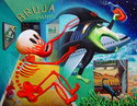 Painting--Acrylic-AllegoricalLa Bruja Muda - The Silent Witch