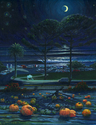 Painting--Acrylic-CityscapePumpkin Patch (Swamis)<br><font size=-2>2007</font>