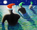 Painting-Waiting for a gift