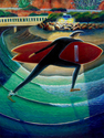 Painting-Nightrider #2<br><font size=-2>2009</font><br><font size=-2>Acrylic on board</font>