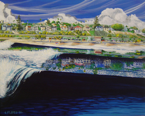 Painting-Cityscape-South Peak (Cardiff)<br><font size=-2>2006</font>