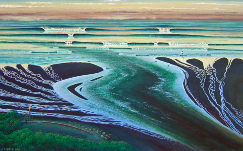 Painting-Seascape-Cardiff Dawn #2