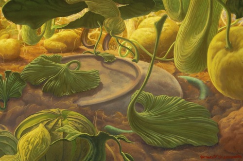 Painting-Oil-Ginkgo and Squash