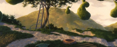 Painting-Oil-Gourd Trellis Overlook