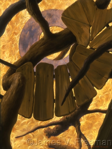 Painting-Oil-Tree Platform