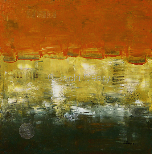 Painting-Abstract-What's Meant To Be Will Be 