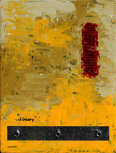 Mixed Media-Non-representational-Agree to Disagree