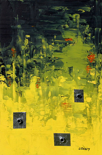 Mixed Media-Non-representational-Vacillate