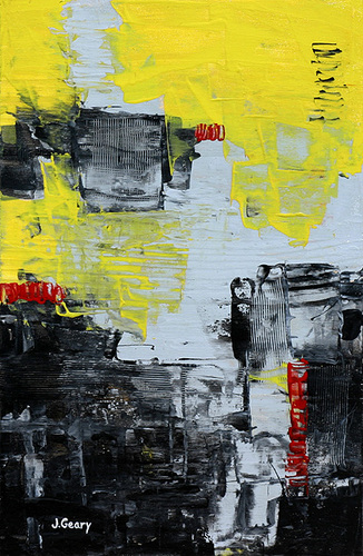 Painting-Abstract-City Walk