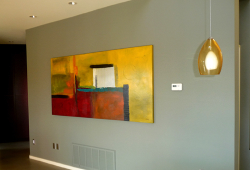 Painting-Abstract-Between kitchen and living room