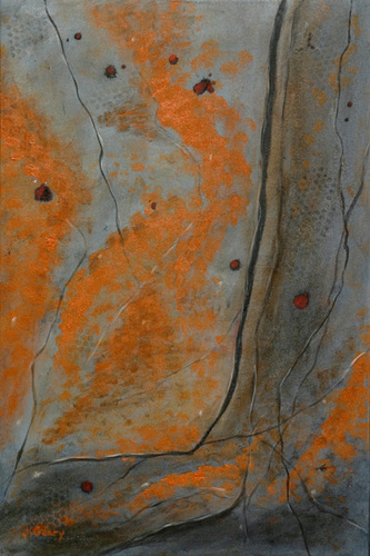 Painting-Abstract-Rock Like Fall II