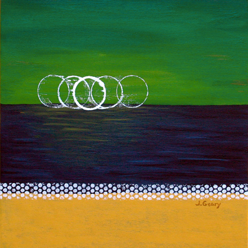 Painting-Abstract-Moonlight Beach