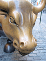 john lomba - Close up of Wall Street Bull