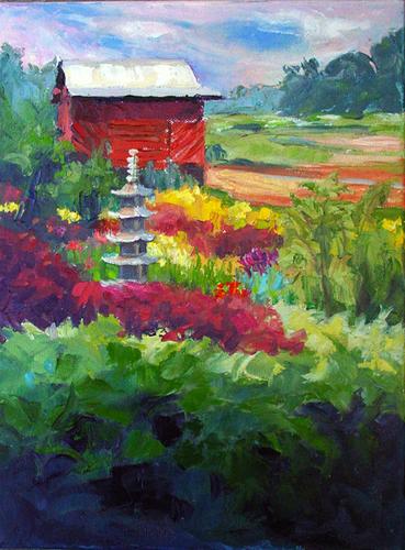 Painting-Japanese Garden