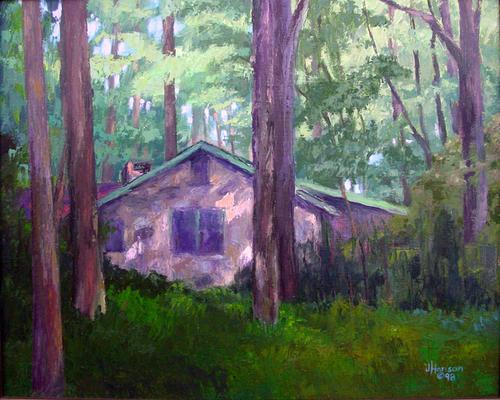 Painting-NC Rock House
