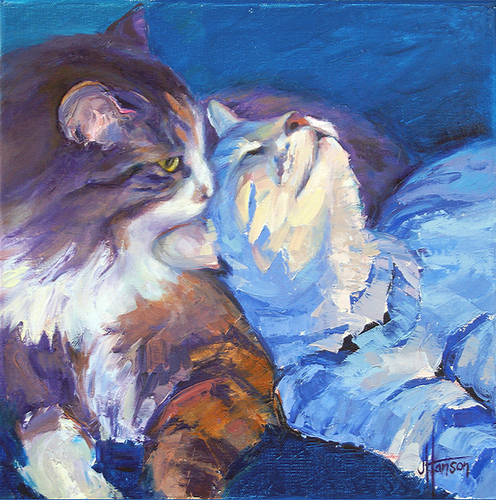 Painting-Lulu and Roxanne