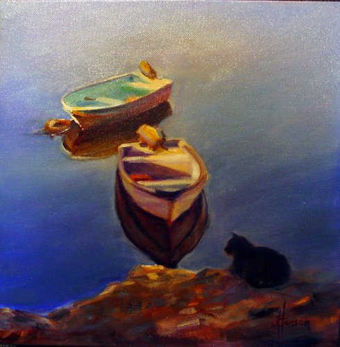 Painting-Animals-Waiting