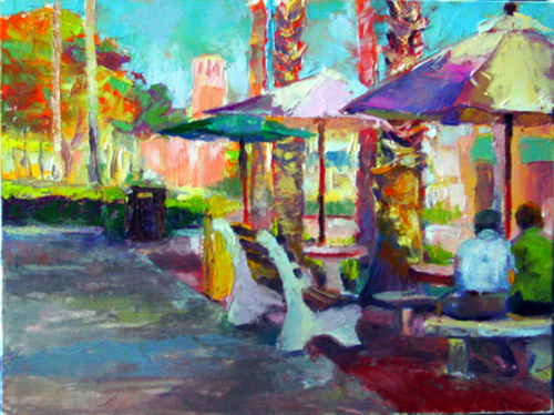 Painting-Cityscape-Venice Wine and Coffee Shop