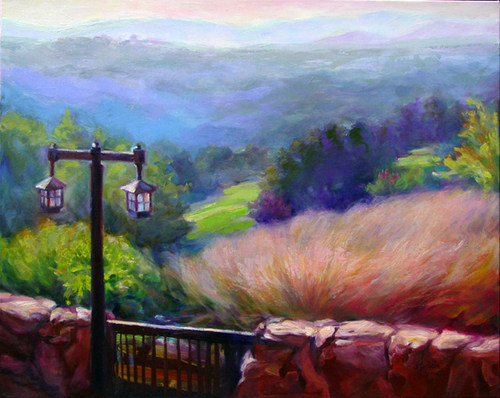 Painting-Cityscape-Grovepark Inn