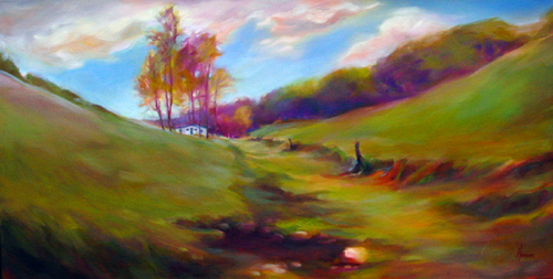 Painting-Landscape-Morgan Branch Farm