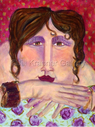Painting-Figurative-Woman In Thought