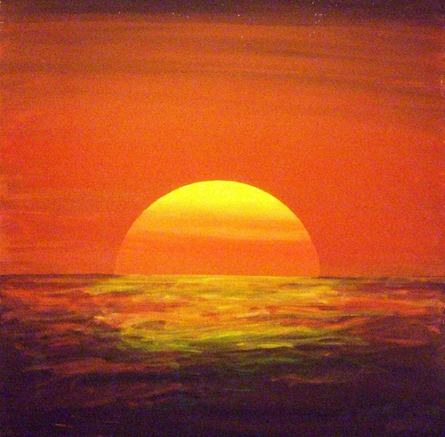 Burnt Orange Sunset