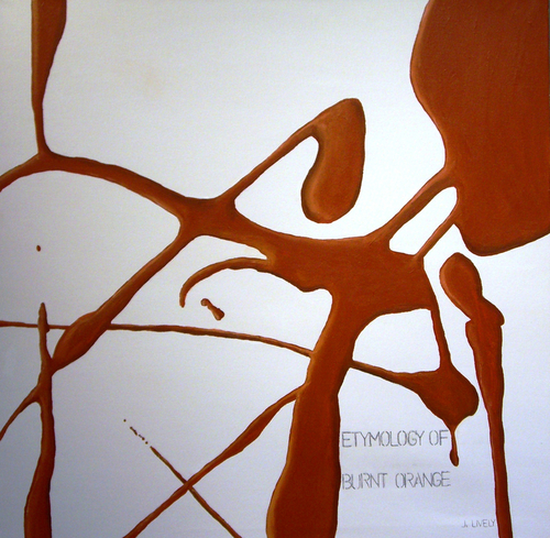 Etymology of Burnt Orange