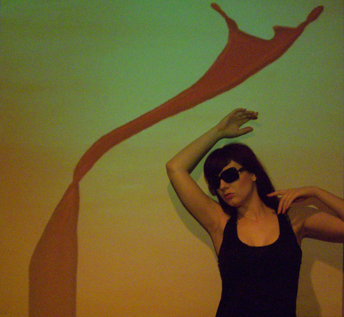 Angela A Splash of Burnt Orange