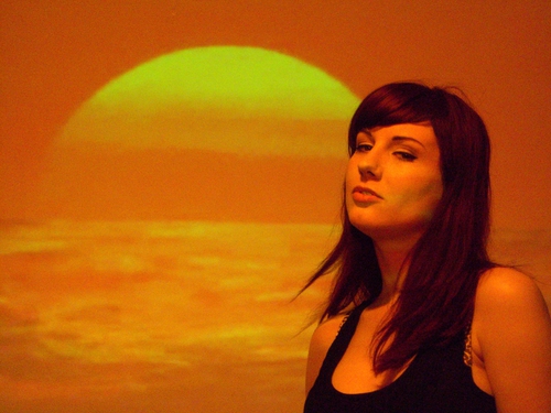 Angela Burnt Orange Sunset
