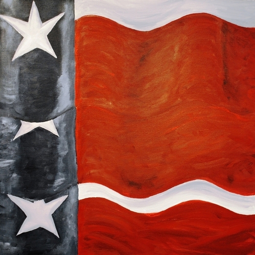 Three Texas Flags
