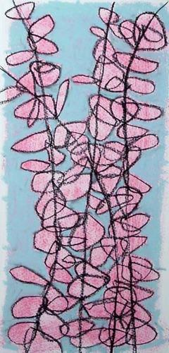 Painting-Pastels-Eucalyptus Pink