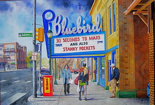 Strolling the Bluebird