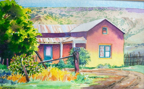 Back Road Adobe-Chimayo, New Mexico 