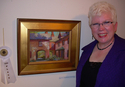 jeanne kirby bruneau, plein air, tyme gallery plein air festival, grange estate havertown pa -  Painting