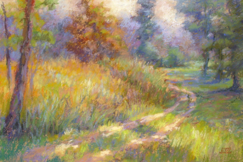 Painting-Pastels-Arround the Meadow Maze