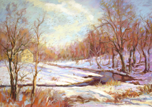 Painting-Winter's Just Around the Bend