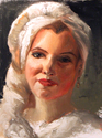 Study for White Turban