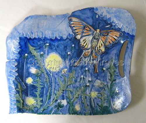 Butterfly%20and%20Dandelions%20Tray (large view)