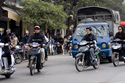 Photography-scooter crossing