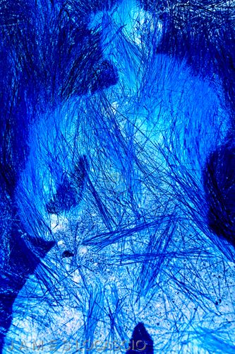 Photography-Burning Blue Shadow at Midnight