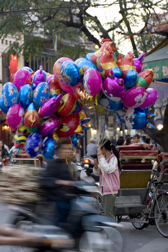Photography-balloon motion