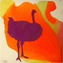 Purple Ostrich
