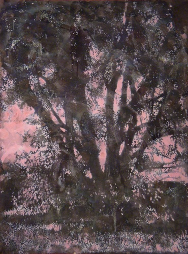 Painting-tree 6 pink