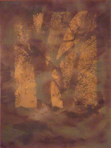 Painting-tree 4 baby blue